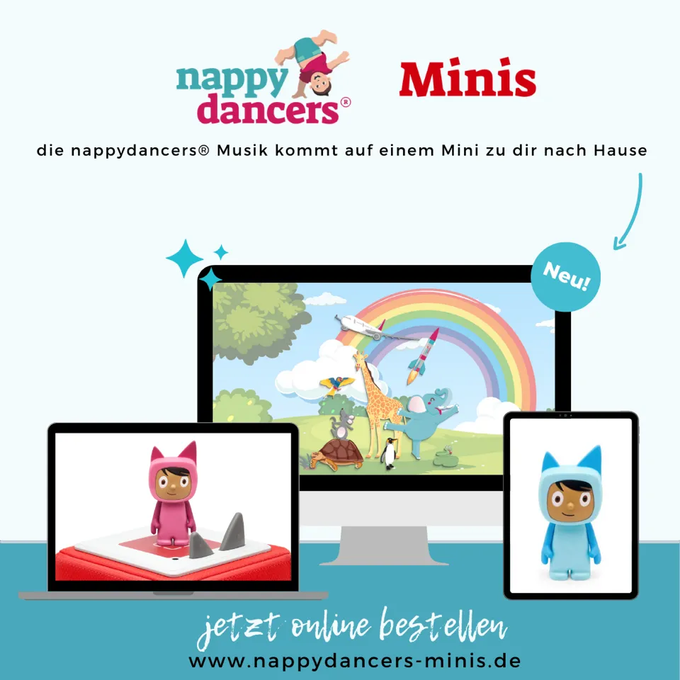 Der nappydancers Mini – ein Kreativ-Tonie mit der nappydancers-Musik